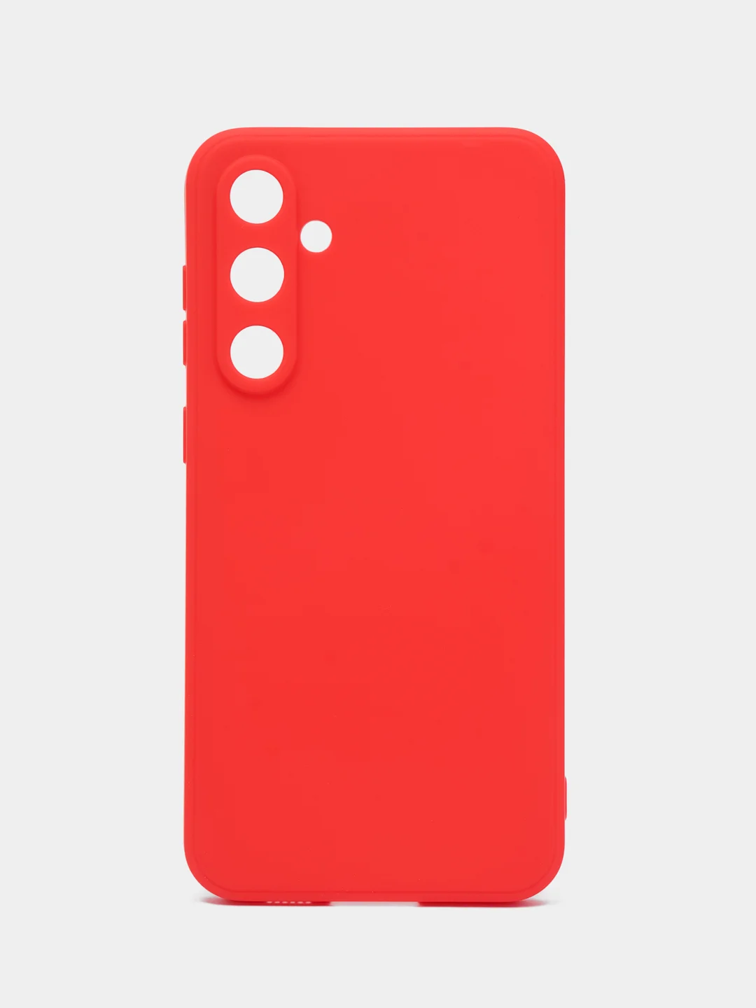 Красный силиконовый чехол для Samsung Galaxy S23 FE (Самсунг галакси с 23 фе), прозрачный
