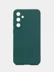 Тёмно-зелёный силиконовый чехол для Samsung Galaxy S23 FE (Самсунг галакси с 23 фе), прозрачный