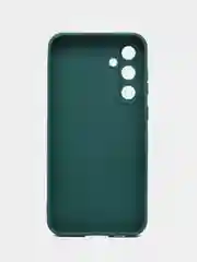 Тёмно-зелёный силиконовый чехол для Samsung Galaxy S23 FE (Самсунг галакси с 23 фе), прозрачный