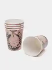 Кораллово-розовый стаканы бумажные, одноразовые, 5-10 штук,  250 мл, 11 видов
