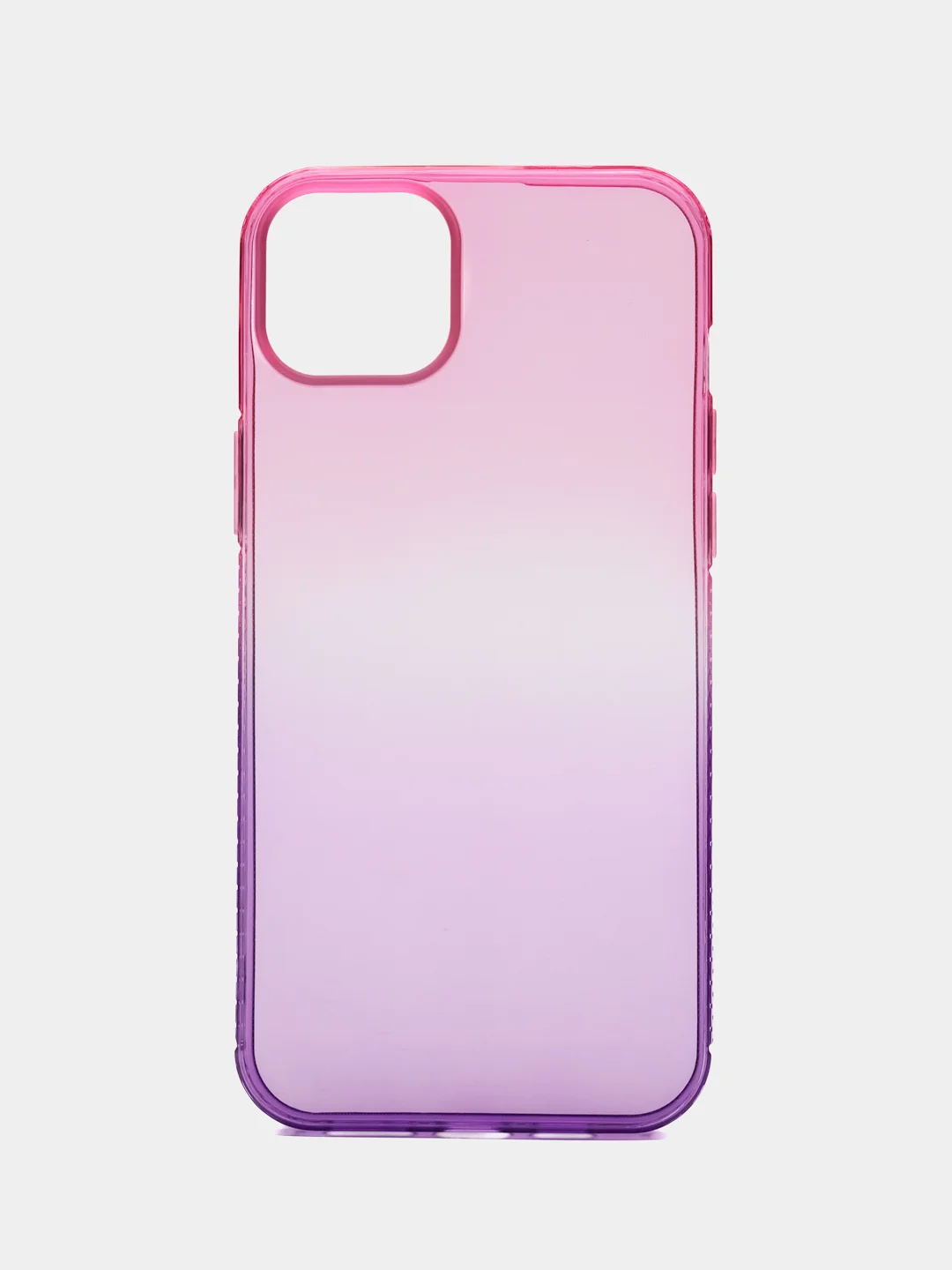 Светло-синий чехол для iPhone (Айфон) 7, 8, SE, XR, XS, 11, 12, 13, 14, 15, mini, Pro, Plus, Max прозрачный с градиентом