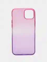 Светло-синий чехол для iPhone (Айфон) 7, 8, SE, XR, XS, 11, 12, 13, 14, 15, mini, Pro, Plus, Max прозрачный с градиентом