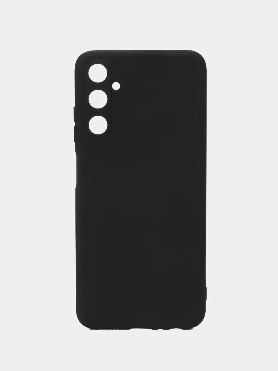 Черный чехол для Samsung Galaxy A05S (Самсунг Гэлекси А05С), силиконовый, матовый