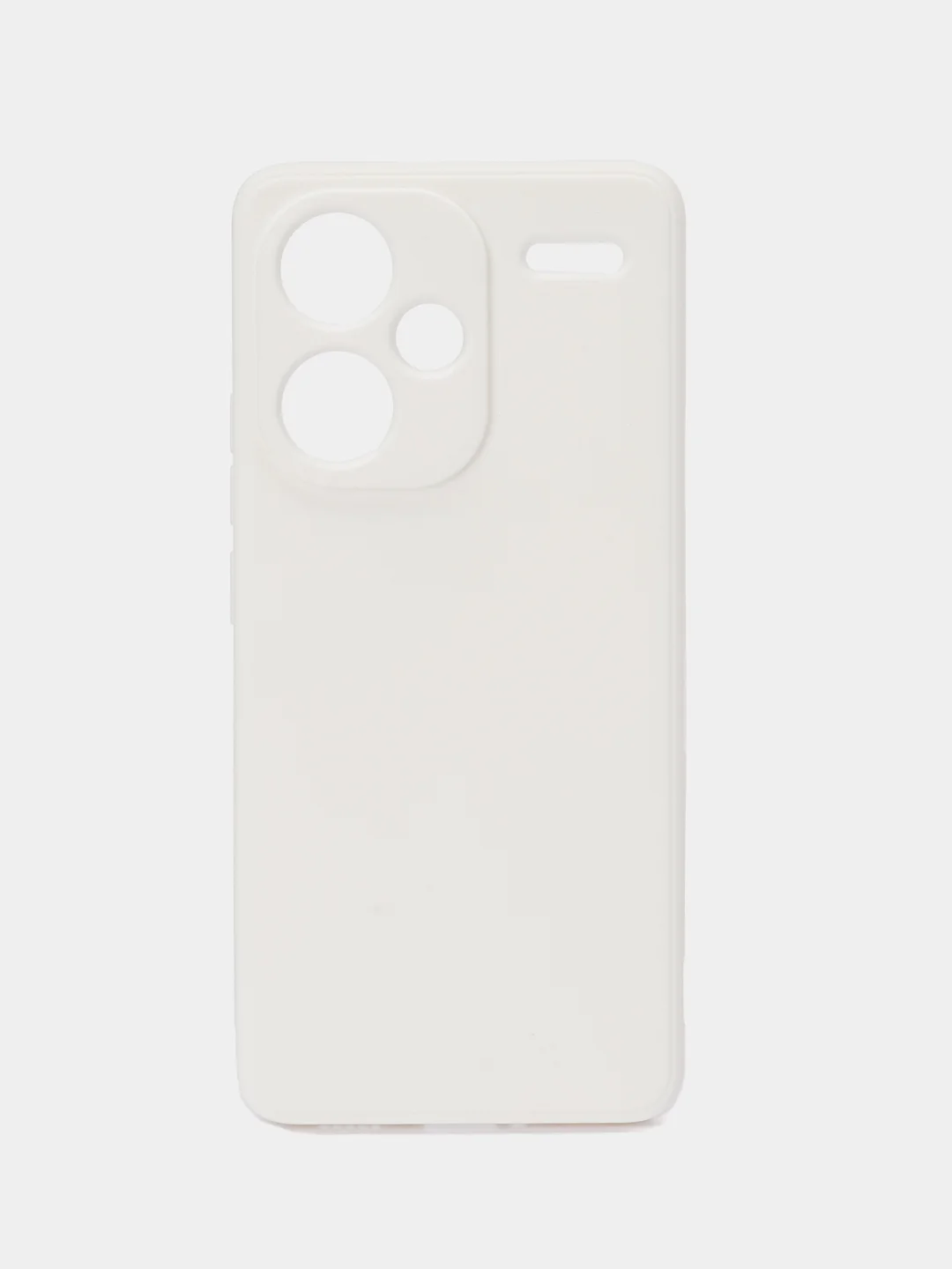 Белый чехол для Redmi Note 13 Pro Plus 5G (Рэдми Нот 13 Про плюс 5Ж), силиконовый