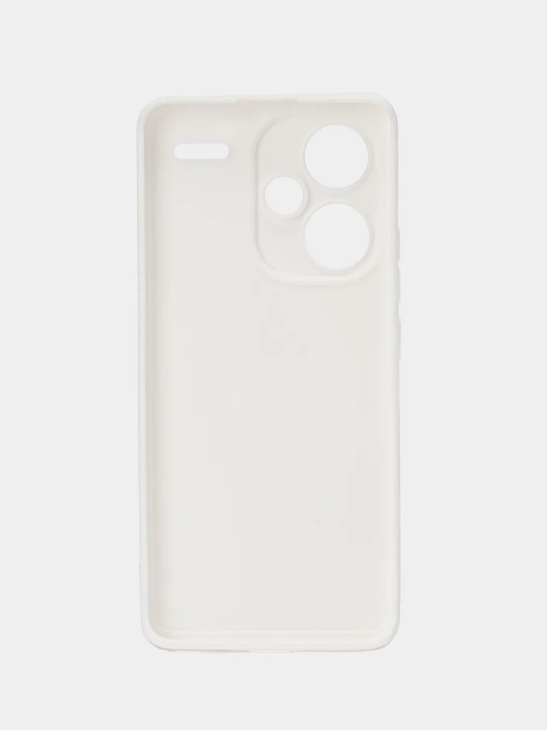 Белый чехол для Redmi Note 13 Pro Plus 5G (Рэдми Нот 13 Про плюс 5Ж), силиконовый