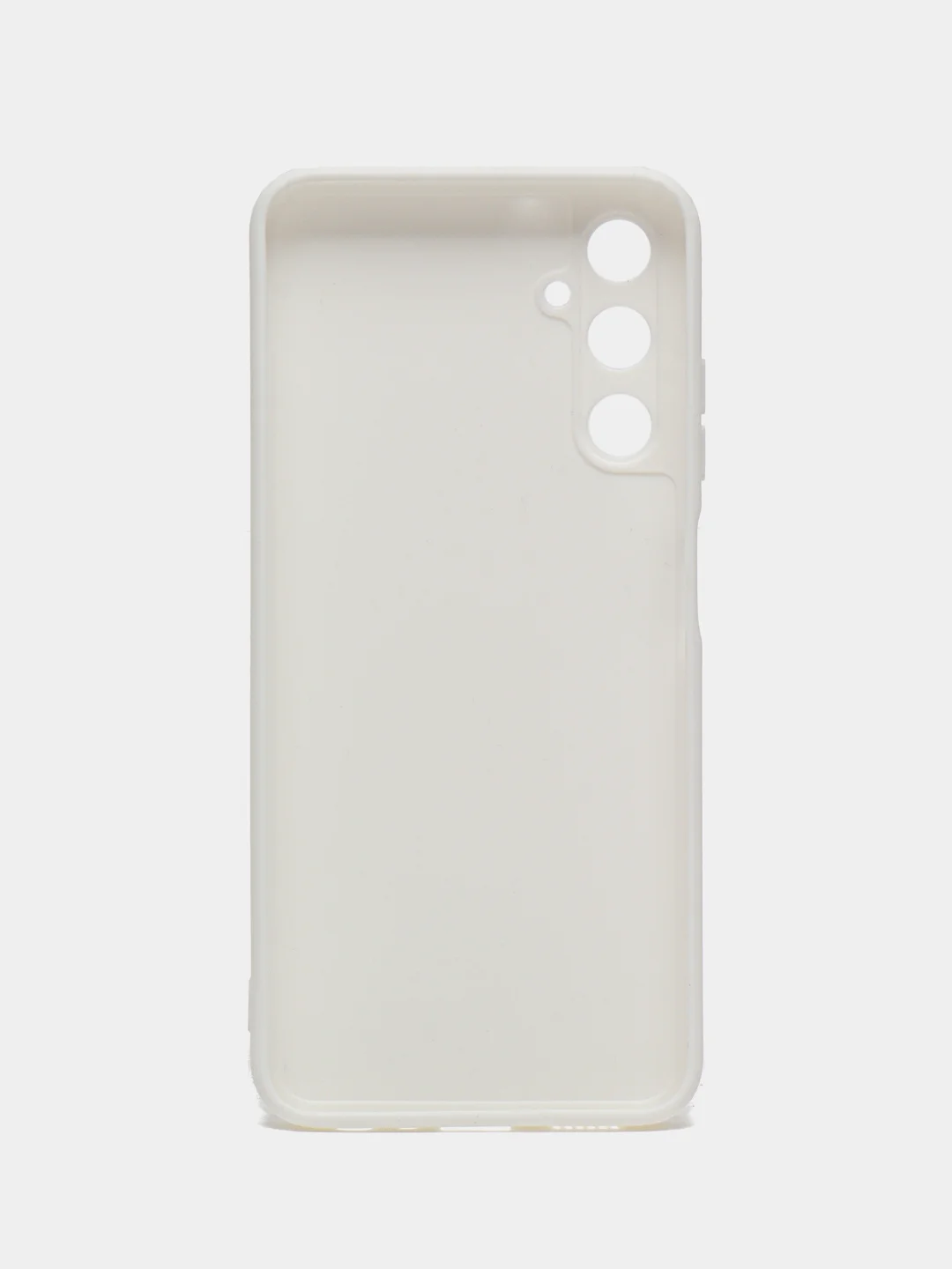 Белый чехол для Samsung Galaxy A05S (Самсунг Гэлекси А05С), силиконовый, матовый