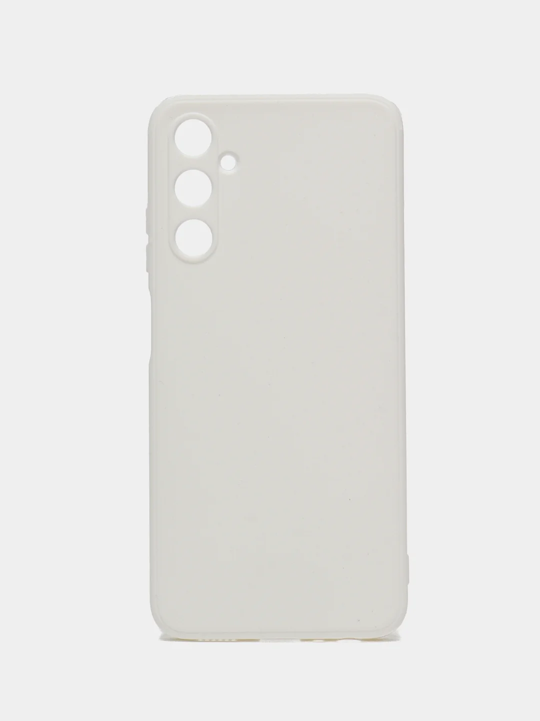 Белый чехол для Samsung Galaxy A05S (Самсунг Гэлекси А05С), силиконовый, матовый