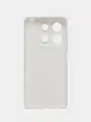 Белый чехол для Redmi Note 13 5G (Рэдми Нот 13 5Ж), силиконовый