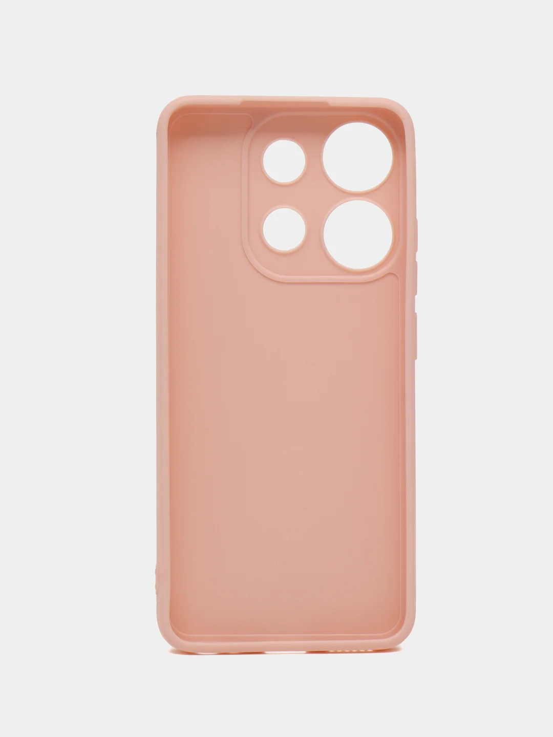 Пудровый чехол для Tecno Spark Go 2023 / Pop 7 Pro / Pop 7 (Техно Спарк Го, Поп 7 Про) силиконовый