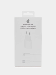 Блок питания для iPhone с быстрой зарядкой 20W, с кабелем Type-C - lightning Cable