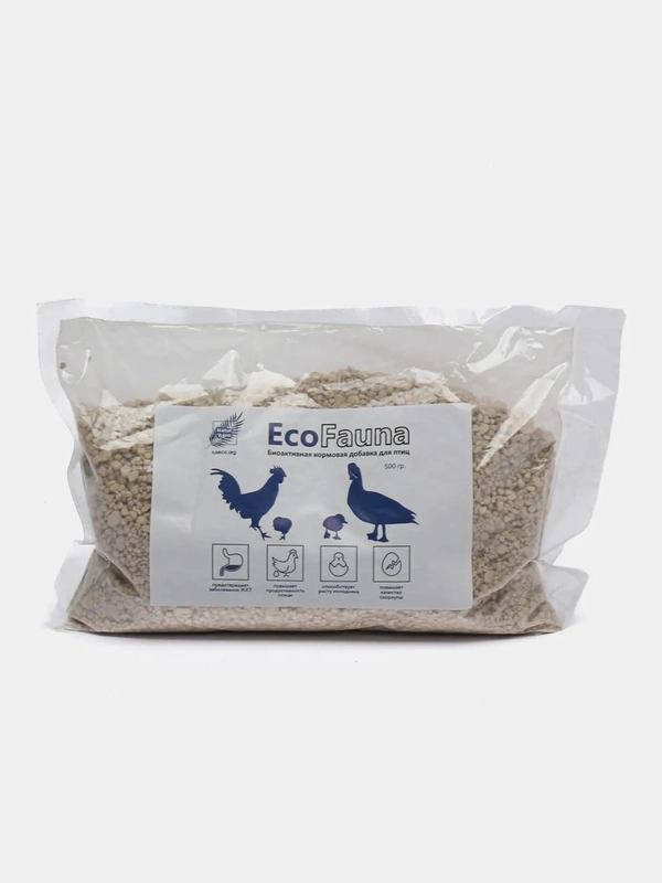 Биоактивная кормовая добавка для птиц "EcoFauna", 500 гр