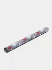 Серебряный подарочная упаковочная новогодняя крафт-бумага, для подарка, 50 х 70 см, 15 видов