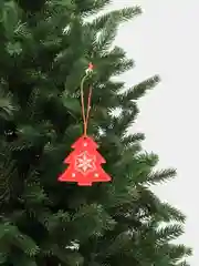 Алый новогодние украшения игрушки на елку из дерева
