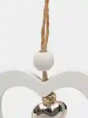 Белый новогодние украшения игрушки на елку из дерева