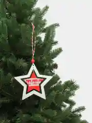 Вишнёвый новогодние украшения игрушки на елку из дерева