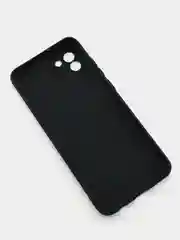 Черный чехол силиконовый с принтом Samsung Galaxy A03