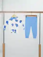 Бирюзовый детский костюм для мальчика и девочки: кофта брюки, пижама хлопок 100%