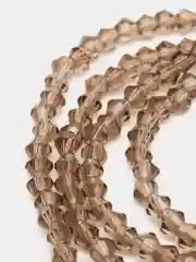 Серый бусины граненые биконусы, 2 мм, для рукоделия, изготовления украшений