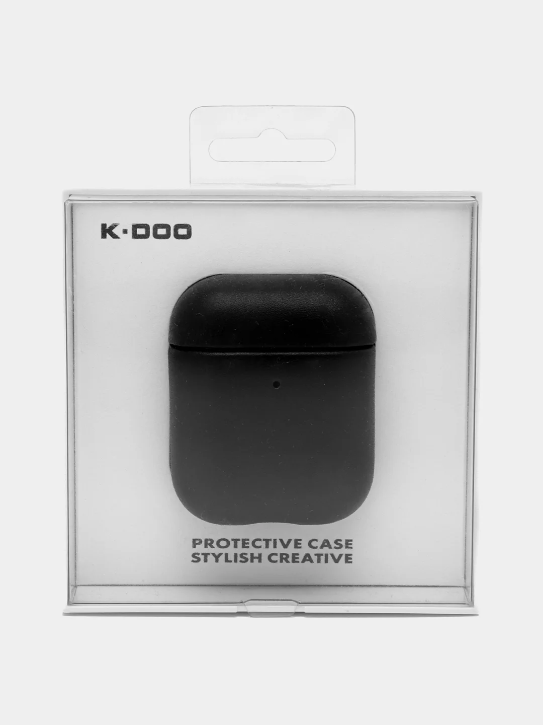 Темно-синий чехол из эко-кожи K-Doo LuxCraft для AirPods 1 / 2 Premium , Pro Премиум