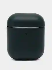 Темно-синий чехол из эко-кожи K-Doo LuxCraft для AirPods 1 / 2 Premium , Pro Премиум