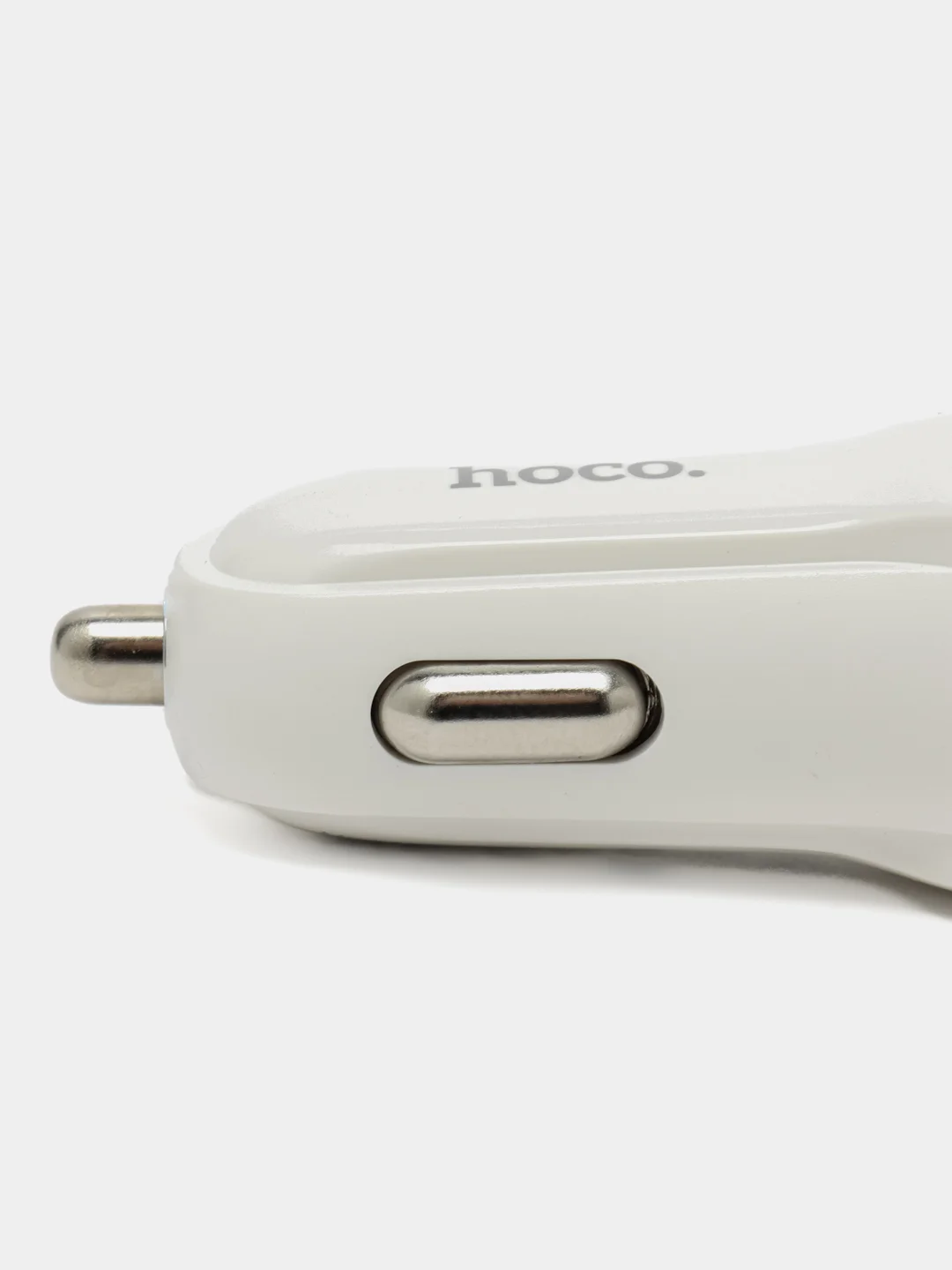 Белый автомобильное зарядное устройство (АЗУ) HOCO Z2A + кабель Micro, 2 USB, 2.4A