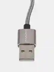 Серый металлик магнитный кабель для быстрой зарядки, Type-C