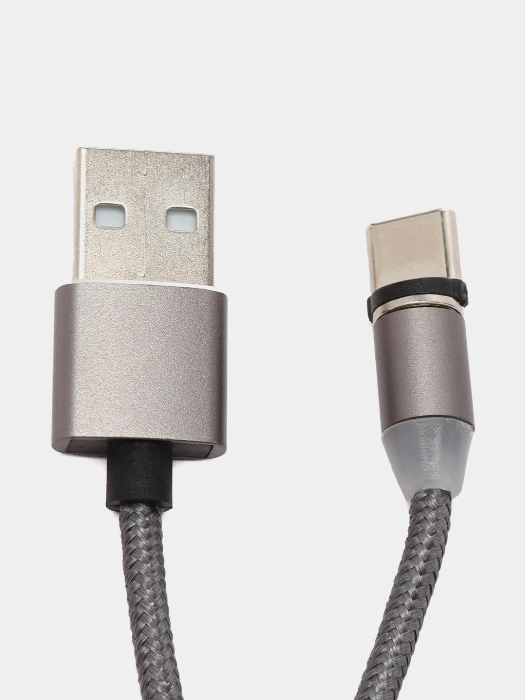 Серый металлик магнитный кабель для быстрой зарядки, Type-C