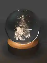 Бежевый хрустальный шар-ночник 3D, настольный, сувенир