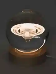 Горчичный хрустальный шар-ночник 3D, настольный, сувенир