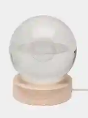 Горчичный хрустальный шар-ночник 3D, настольный, сувенир
