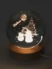 Зелёный хаки хрустальный шар-ночник 3D, настольный, сувенир