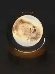 Золотистый хаки хрустальный шар-ночник 3D, настольный, сувенир