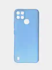 Небесно-голубой чехол силиконовый для Realme C21Y, Realme C25Y Реалми С21У / С25У Silicone Cover
