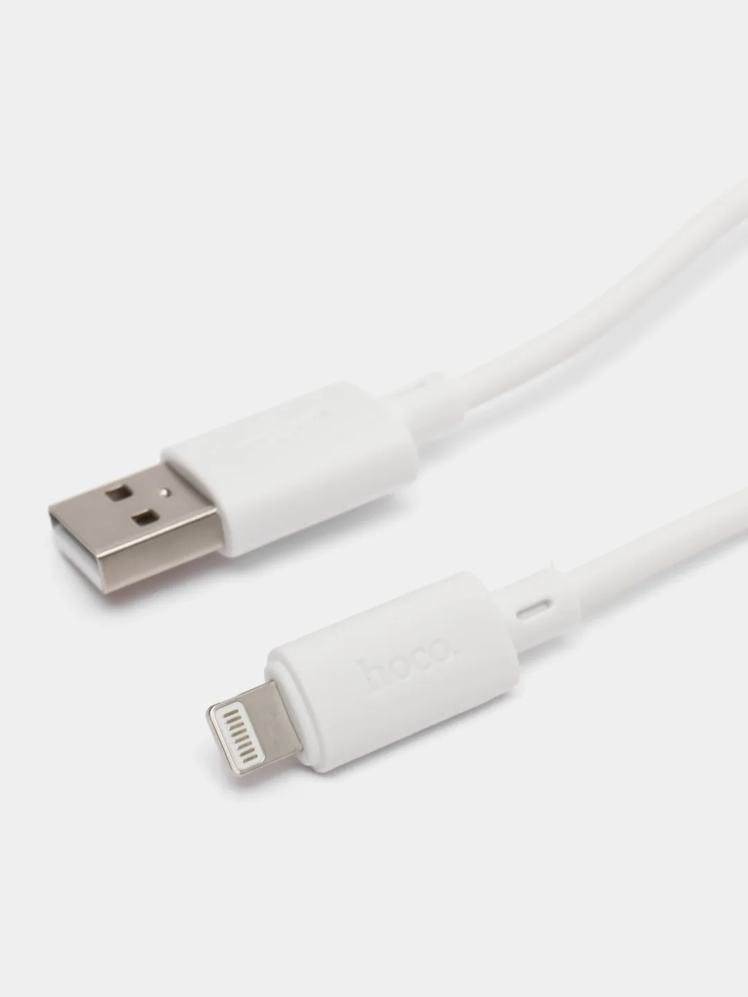Белый кабель зарядный для iPhone Hoco X88, USB - Lightning для Apple iPhone, белый