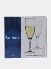Набор фужеров для шампанского LUMINARC "Французский ресторанчик", 6 штук, 170 мл