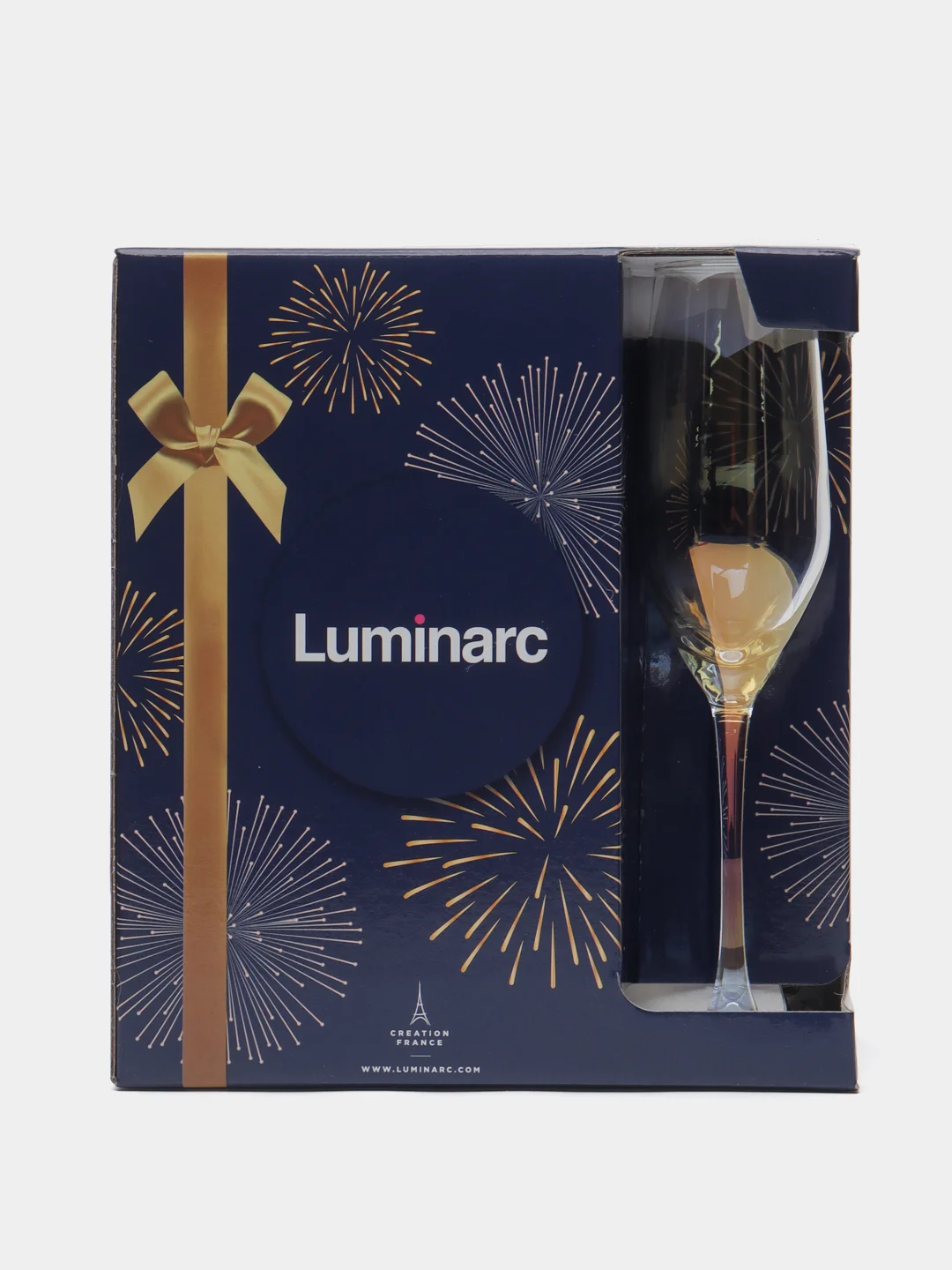 Набор бокалов для шампанского LUMINARC СЕЛЕСТ "Золотистый хамелеон", 6 штук, 160 мл