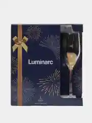 Набор бокалов для шампанского LUMINARC СЕЛЕСТ "Золотистый хамелеон", 6 штук, 160 мл