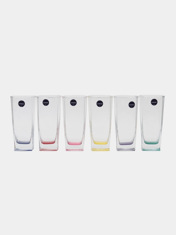 Набор стаканов LUMINARC STERLING RAINBOW, 330 мл, высокий, 6 штук