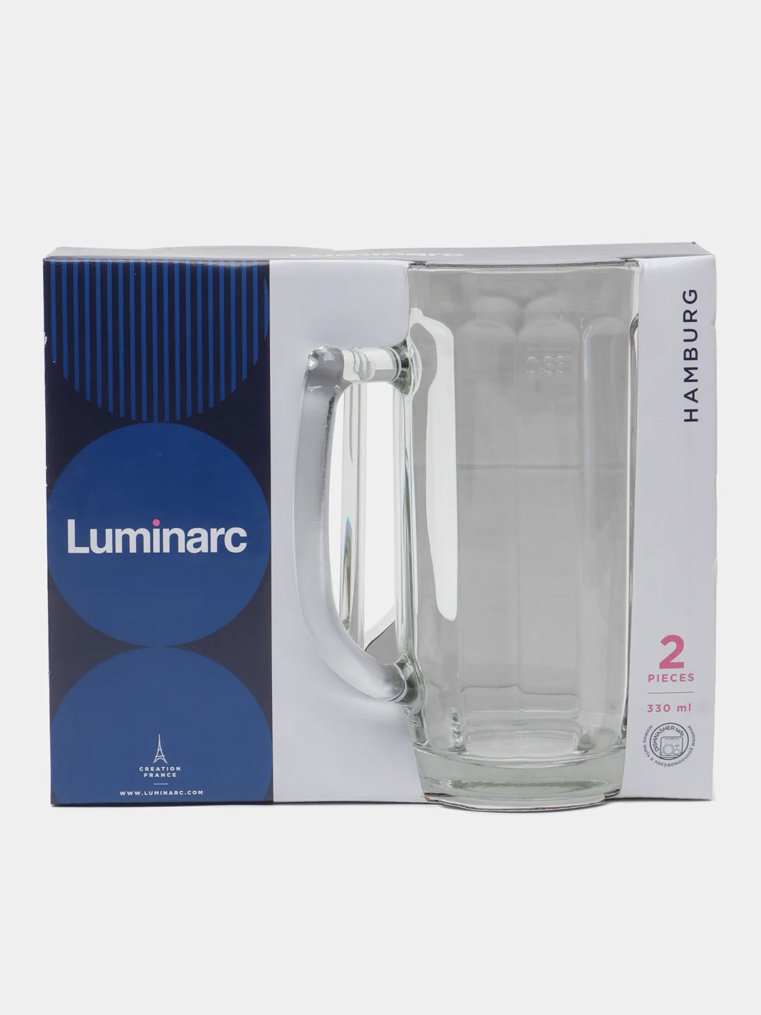 Набор кружек для пива LUMINARC "Гамбург", 2 штуки, 330 мл