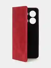 Красный чехол-книжка GQ для Infinix Note 30 (4G) / Infinix Note 30 (5G), кожаный