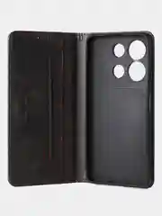 Синий чехол-книжка GQ для Infinix Note 30 (4G) / Infinix Note 30 (5G), кожаный