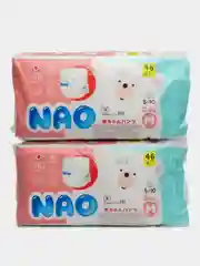 Подгузники-трусики NAO детские, ночные, 3 размер M, 5-10 кг, 92 шт
