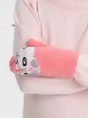 Коралловый варежки детские, зимние, утеплённые, шерстяные, двойные, с подкладом, для девочек и  мальчиков 3-7 лет