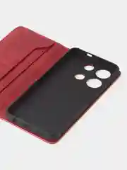 Красный чехол-книжка GQ для Infinix Note 30i из высококачественной кожи