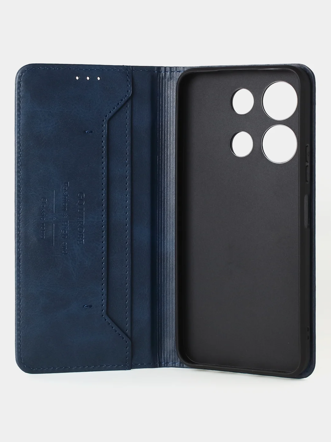 Красный чехол-книжка GQ для Infinix Note 30i из высококачественной кожи