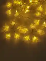 Желтый новогодние гирлянды