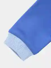 Синий детская толстовка из футера двухнитки Bonito