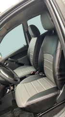 Автомобильные чехлы для Веста 2180, экокожа
