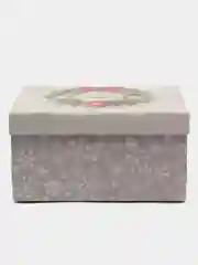 Серый коробки подарочные новогодние. Большие 31,5*25,6*16,1 см