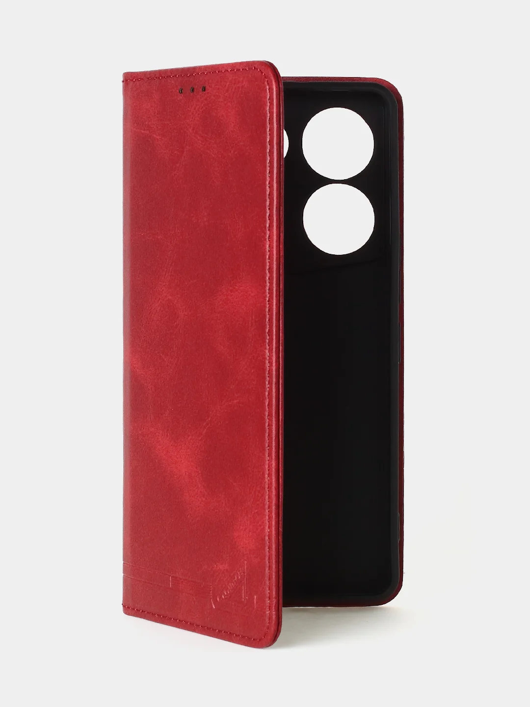 Алый чехол-книжка GQ для Tecno Camon 20 Pro, 5G, из высококачественной искусственной кожи